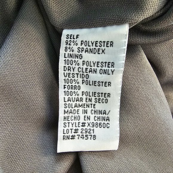 Cache Gray Ombre Womens Sz 2 Jeweled Beaded Strap Flowy Lined Midi Dress‎ - Picture 11 of 11